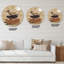 Minimal élémentaire organique et géométrique compostions XX XXXII - horloge murale moderne-59914655