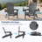 Outdoor HDPE Foldable Adirondack Chair Set-1965919390