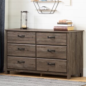 Asten 6 Drawer Double Dresser