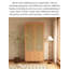 Armoire en bois et rotin avec tiroirs-1726238187