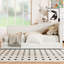 Lit de jour polyvalent en velours côtelé beige L - S'adapte à différents décors-1865654018-1865654031