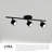 Lyra 22.5'' 3 -Light Fixed Track Track Kit with Dimmable and Adjustable Head-64113014