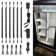 LED Safe Lighting Kit, 12 Inch Linkable Light Bars (6) + Motion Sensor + UL Power Adapter
