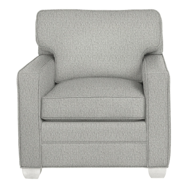 Hillcrest 37" Chair, Tarbee Dove, Casa Blanca