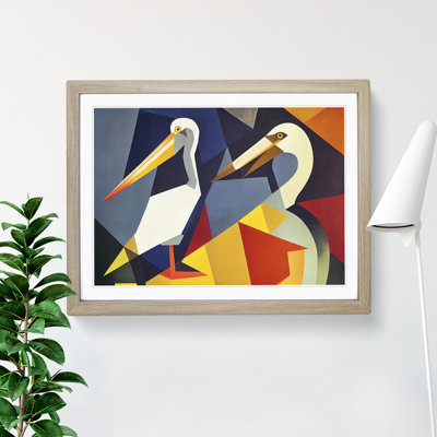 Abstract Pelicans Vol.1 - Framed Print