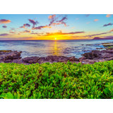 Vibrant Sunset At Paradise Cove | Oahu, Hawaii Print by Brian Mc Clean