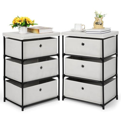 Drawer Storage Organizer, Narrow Cabinet with Drawers, Space Saving Vertical Tower for Closet, Bathroom, Office, Bedroom