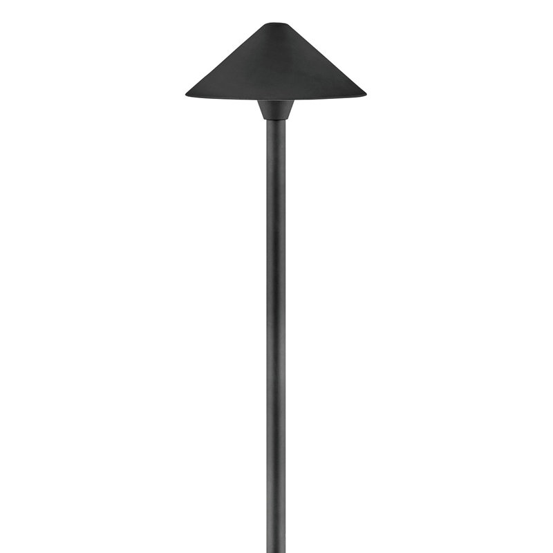 Éclairage de sentier à basse tension, Noir, H 24 po x l 8 po x P 8 po