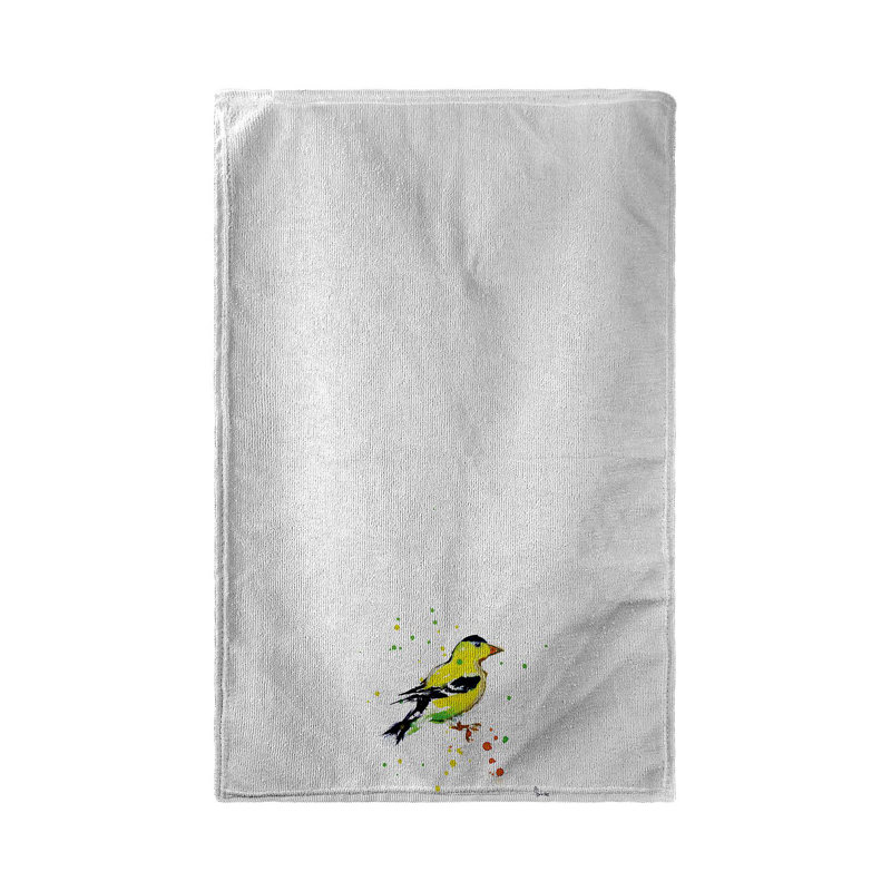 Serviette de thé un poisson rouge