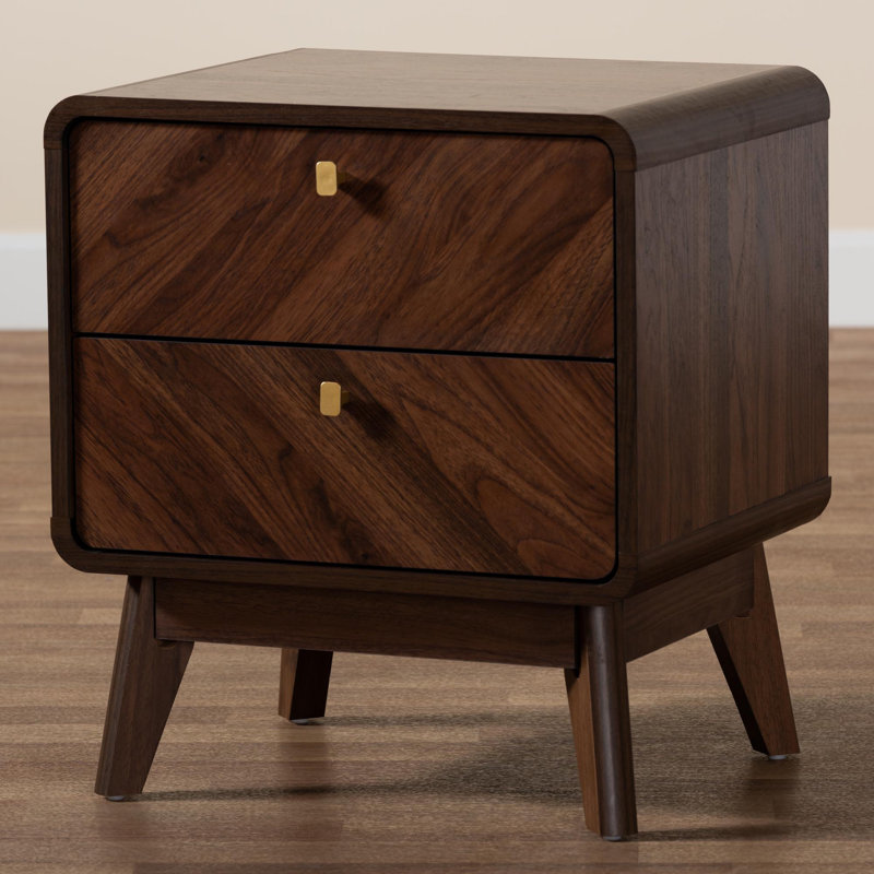 Table de chevet en bois manufacturé Kellar