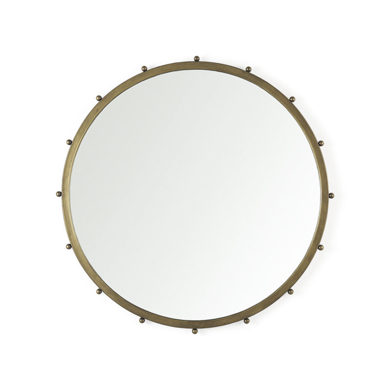 Miroir Weston, 37,6 po x 37,6 po, Doré