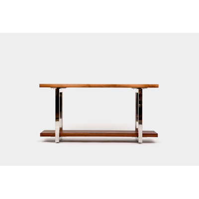Gax Solid Wood Top Console Table