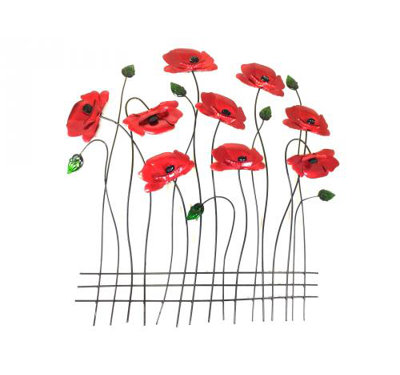 Handmade Plants & Flowers Wall Decor on Metal