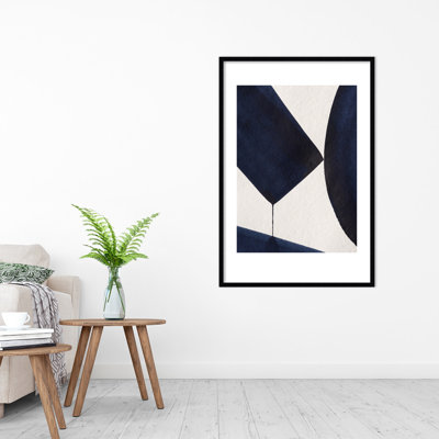 «Japonaise 4» par Simon West - Reproduction d'art graphique sur papier encadré