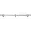 Caché 18 inches c.c. with 5/8 smooth center long pull with 23 rivoli Swarovski Clear Crystals with center brace in Platinum-741309468-741309471