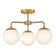 Kobie Glass Semi Flush Mount