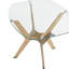 Table de bout en verre Fleischmanns