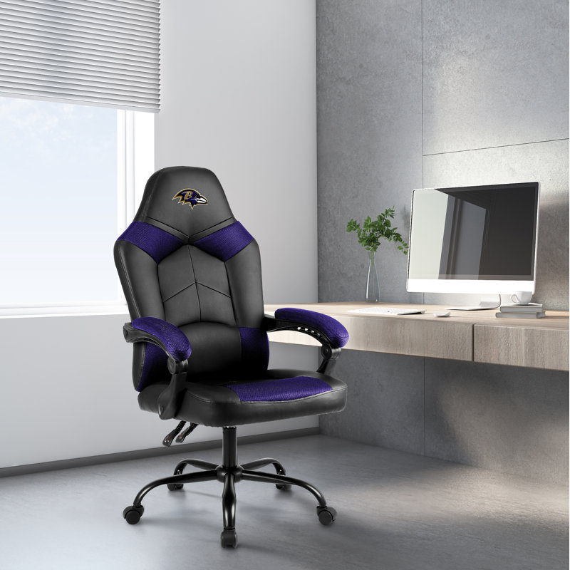Executive Chair with Headrest, NFL Baltimore Ravens