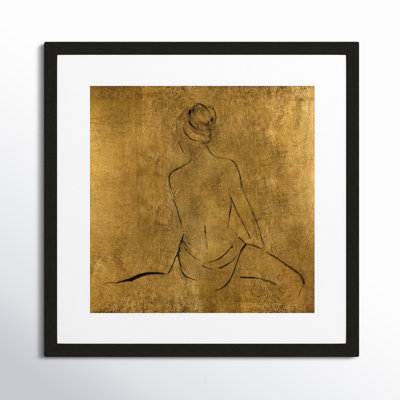 Maia Golden Bather II by Sally Swatland - Painting Print