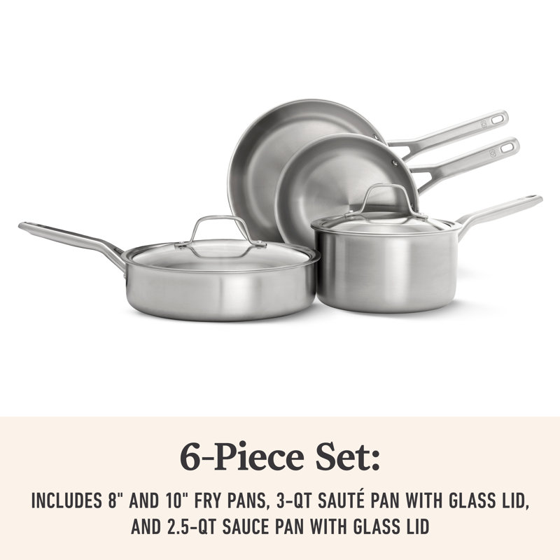 Calphalon Stainless Steel 6-Piece Cookware Set