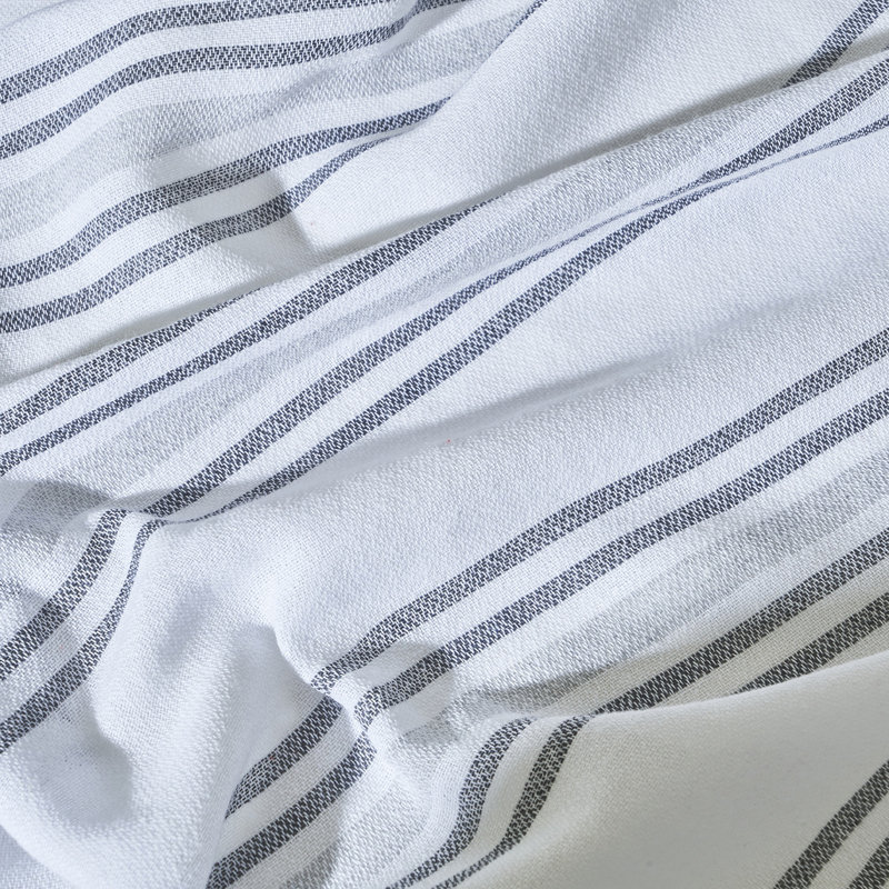 Stripe Turkish Cotton Peshtemal, Green