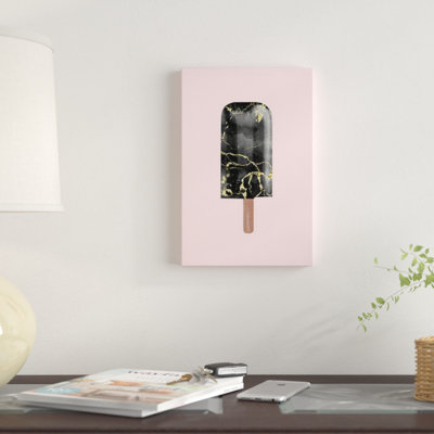 «Black Marble Popsicle», impression sur toile tendue