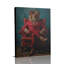 Cadre fantaisiste tendu d'art mural en toile fantaisiste «Lion en costume rouge» pour Eclectic Studio-484203729