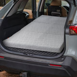 Non-Slip 4" Tri-Fold Gel Memory Foam Mattress Grey Foldable Mattress