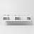 Geneva 84" Wall-Mounted Double Bathroom Vanity Set-1026008432-940851237