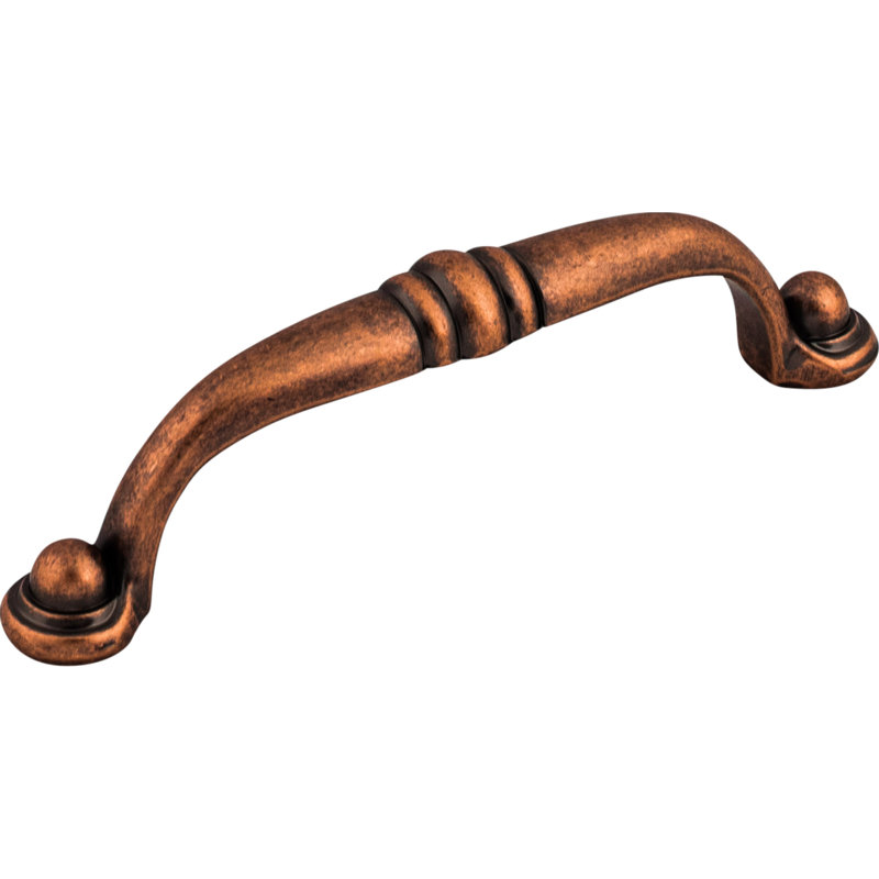 Voss Bar pull, 3 3/4" Center to Center, Pewter Antique
