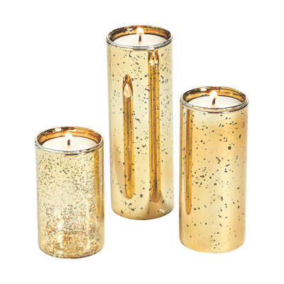 8.2'' H Glass Tabletop Candle Accessories