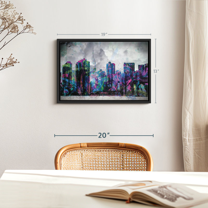«Graffiti Overcast New York», H 19 po x l 13 po