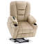 Fauteuil inclinable électrique avec chauffant et massage-106884625