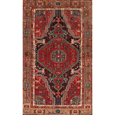 Tapis rouge / bleu Southwestern