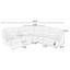 Canapé modulaire avec console porte-gobelet 3 pièces-645131784