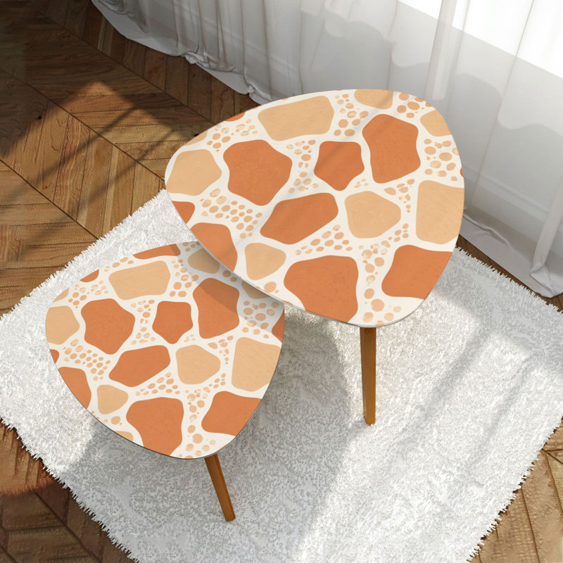 Ensemble de 2 tables gigognes Triangle Nesting