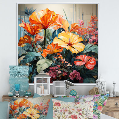 Vibrant Botanical Plants Symphony II