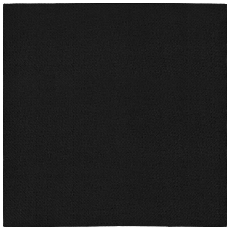 Tapis noir Garland, Carré 12 pi x 12 pi