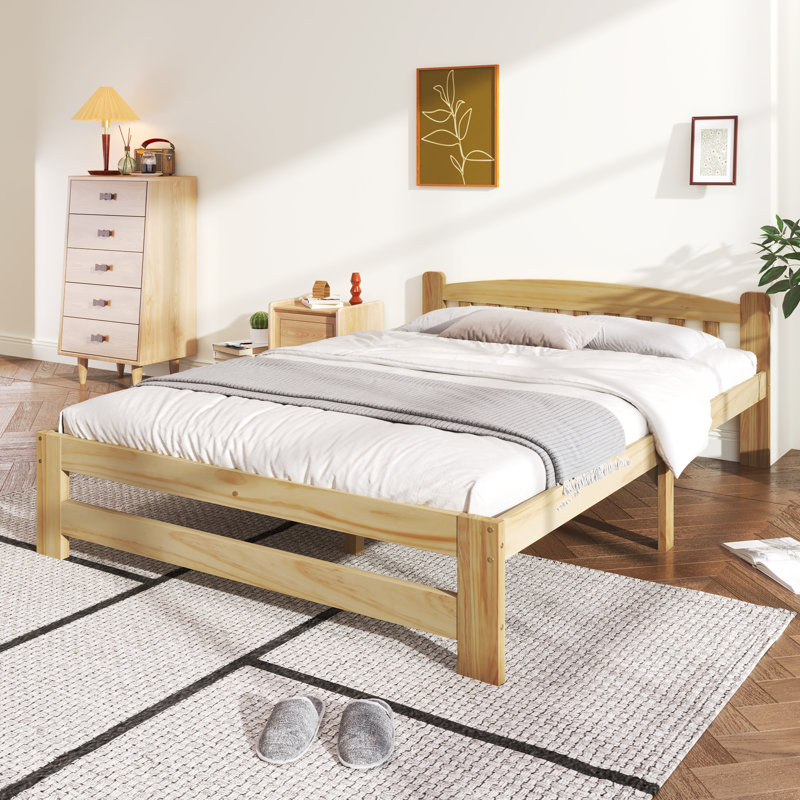 Solid Wood Bed