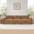 110 Inch Boneless Tufted Velvet Sofa, Modular Sectional With High-Density Foam, Anti-Slip Design, Ergonomic Bottom, No Assembly Required, For Study And Home Theater-264079903