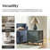 Lundgren Transitional 24'' Tall 2 - Drawer Nightstand with Wood Legs and Charging Station Space