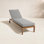 Uvita 25.75'' Outdoor Teak Chaise Lounge Set