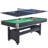 6 Ft Pool Table with Table Tennis Top ,Multi Game Combo Tables for Family Recreation Game Rooms ?-97820882
