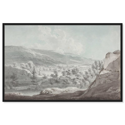 «The Head of Ullswater», années 1790, art rétro sur toile par Art Remedy