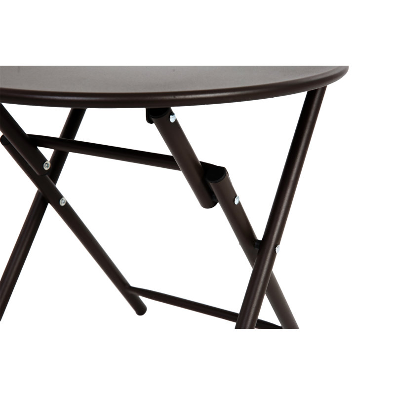 3 Piece Patio Set, Brown
