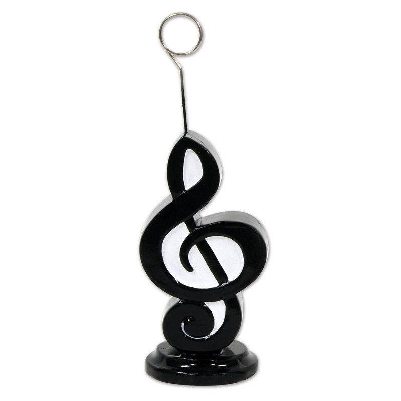 Porte-ballon/photo musical note