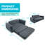 Ensemble de matelas gonflable 3 pièces avec canapé-lit et fauteuil gonflable 14 po