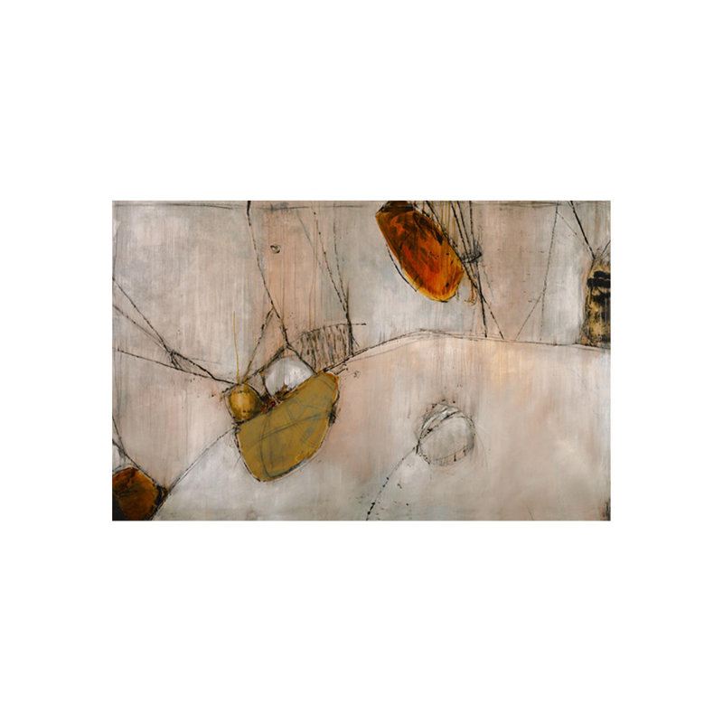 Precarious Painting, Marble Glaze, 30" H x 48" W x 1.5" D