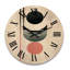 Horloge murale en bois massif Stoller-251514457