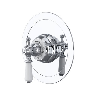 Edwardian™ Era 3/4" Round Thermostatic Trim without Volume Control